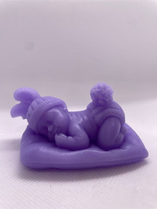 Sleeping Baby Candle