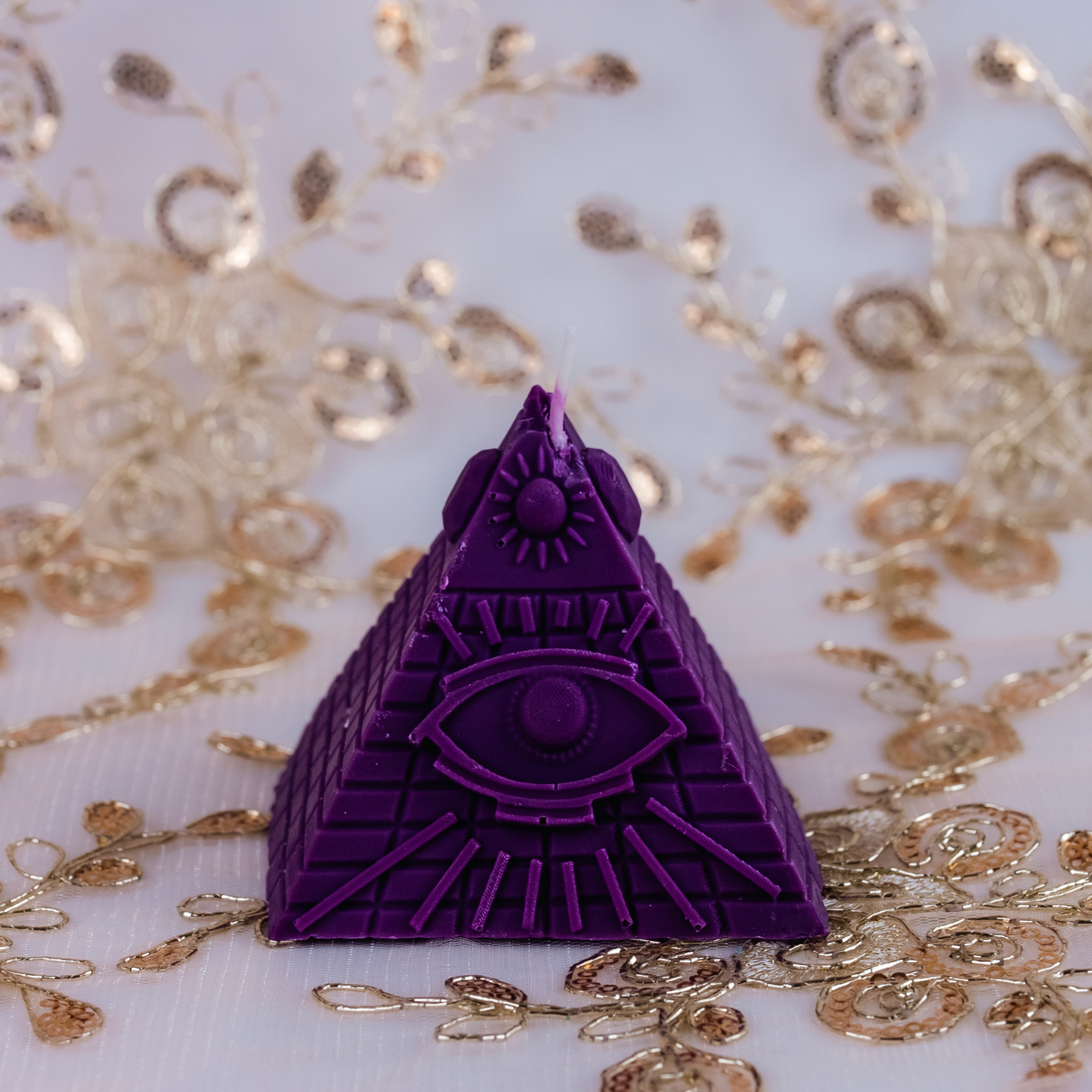 Hours Pyramid Candle 1pc
