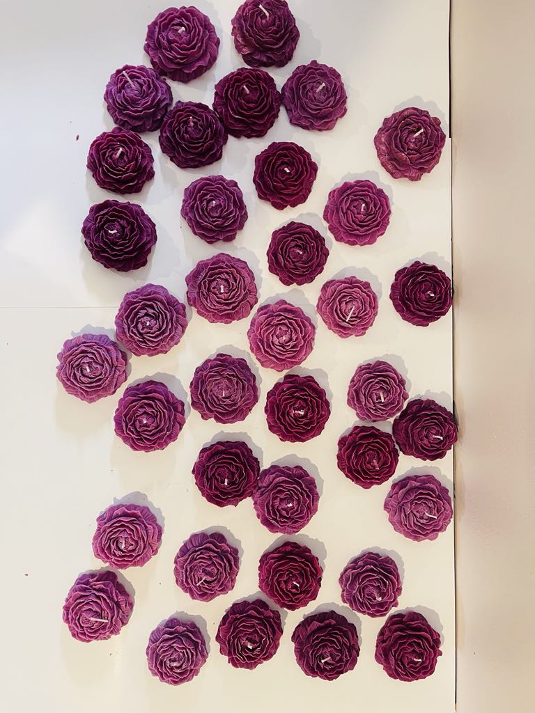 Peony Flower Candle (1PC)