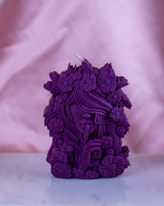 Flower Goddess Candle (1 pc)