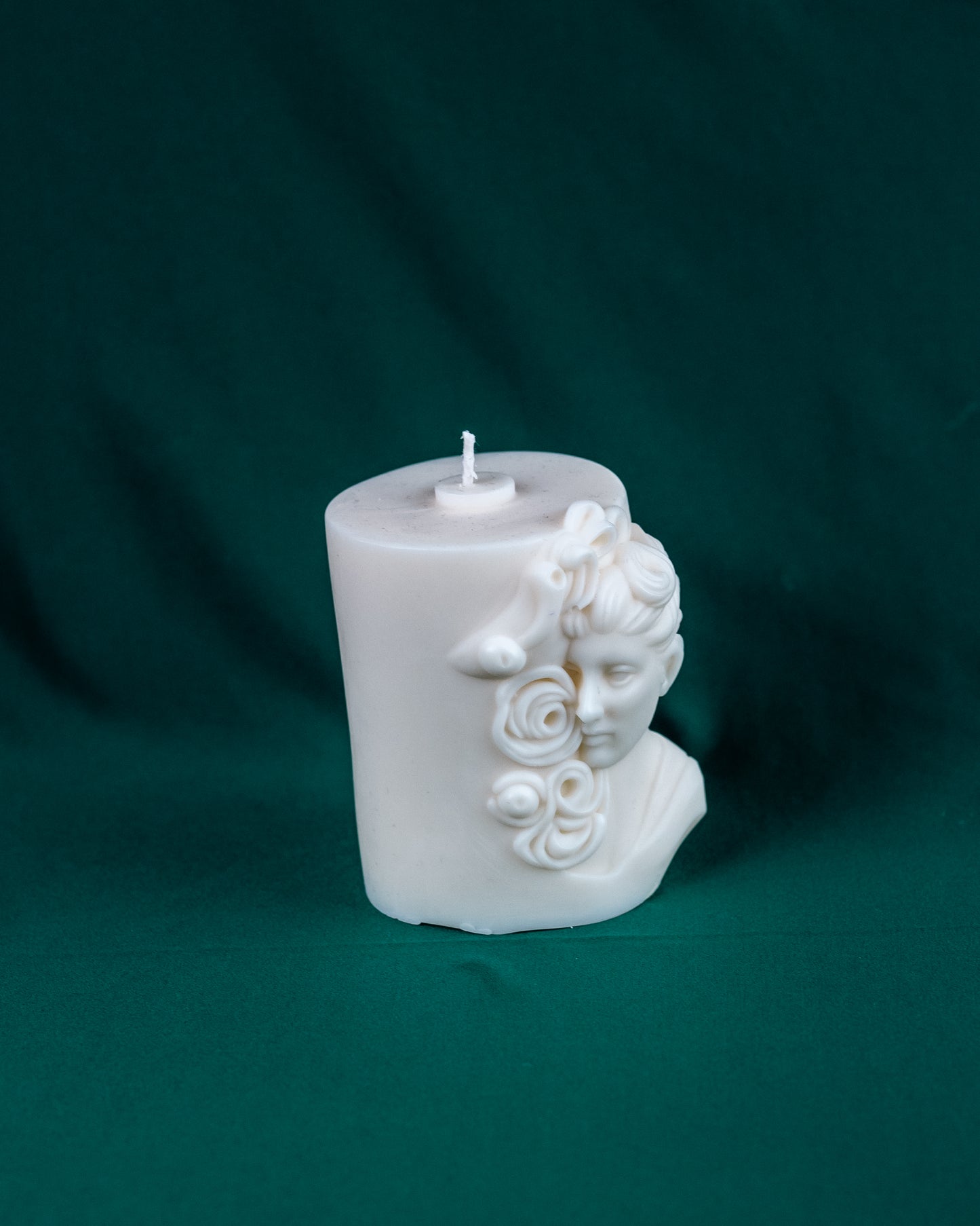 Half face candle