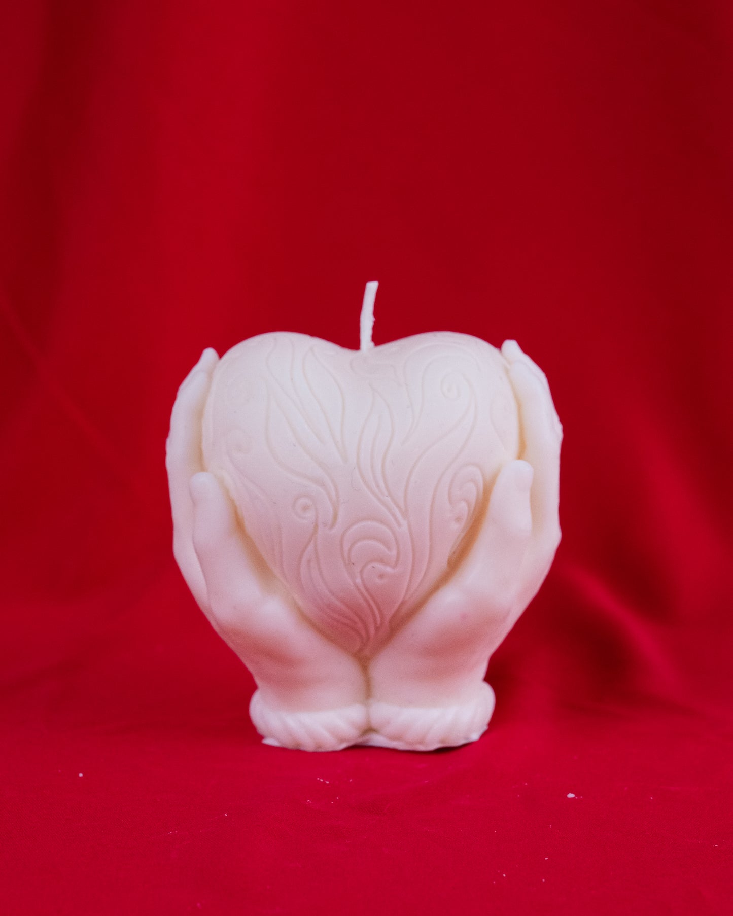 Romantic Heart Candle