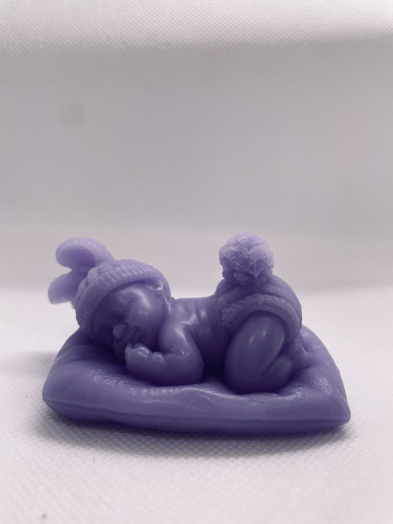 Sleeping Baby Candle