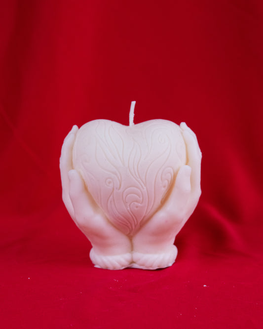 Romantic Heart Candle