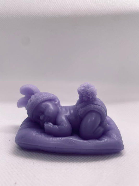 Sleeping Baby Candle